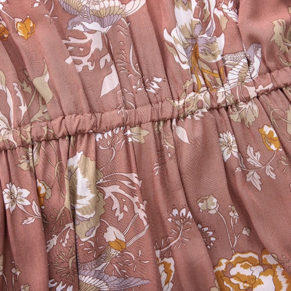 Garden Party Boho Gypsy Floral Romper - Picture 7 of 8